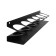 Holder for aerosol cans, wall, black