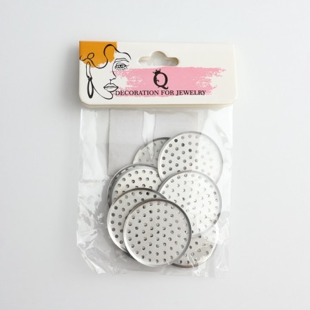 Basic Circle perforated 30 mm (set 20 pcs.) SM-744, MIX color-2
