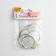 Basic Circle perforated 30 mm (set 20 pcs.) SM-744, MIX color