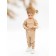 Blood wool and sliders children's fashion, height 74 cm, beige color