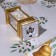 LED figure "Golden Lantern with an owl" 5 × 12 × 5 cm, plastic, batteries AG13x3, glow warm white