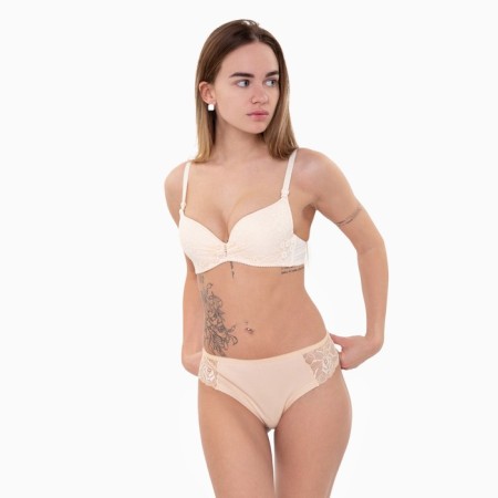 Cowards women's thongs, beige color, size 50-5