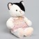 Soft toy "Little Friend", a cat in a pink dress