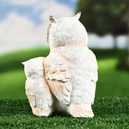 Garden figure "Polar Owls" 13x10x18cm-2