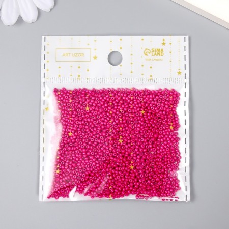 Glass bead 12/0 "dark pink" 15 g-2