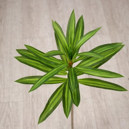 Flowers artificial "Palma homemade luxury strip" 55 cm, green-2