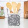 Textile basket Ethel "Transparent leaves", 12*14 cm