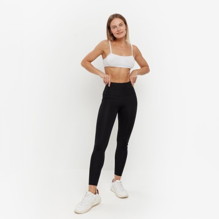 Female leggings, black color, size 48-2