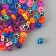 Beads rubber curly "paw" mix, units. 500 pcs.