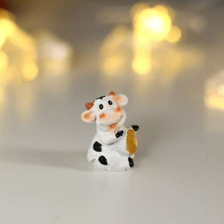 Souvenir Polystone "Gobby marshmallow with money" MIX 4x3.2x2.8 cm-1