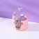 Makeup sponge in a container for storage and drying