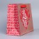 Package Gift Craft horizontal, packaging, "Heart", Ml 23 x 27 x 11.5 cm