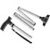 Bradex folding folding cane, silver