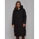 Coat insulated winter female, size 48, black color