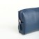 Cosmetic bag with lightning, textura, blue color