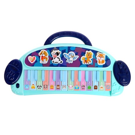 Piano "Funny beasts", sound, blue color-1