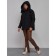 Winter jacket, size 42, black color