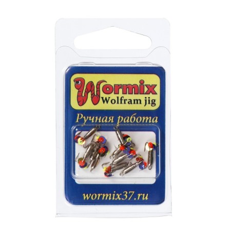 Mormyshka devil (galvanic silver), weight 0.3 g, size 2-1