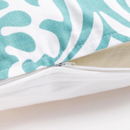 Decorative pillowcase 40x40 cm, Monograms Mint, 100% cotton-3