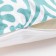 Decorative pillowcase 40x40 cm, Monograms Mint, 100% cotton
