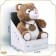 Soft toy "Little Friend", bear, brown color
