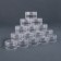 Storage jars, 16 pcs, d = 3.5, 10 g, in the case, the color is transparent