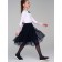 Knitter skirt for girls, height 134 cm