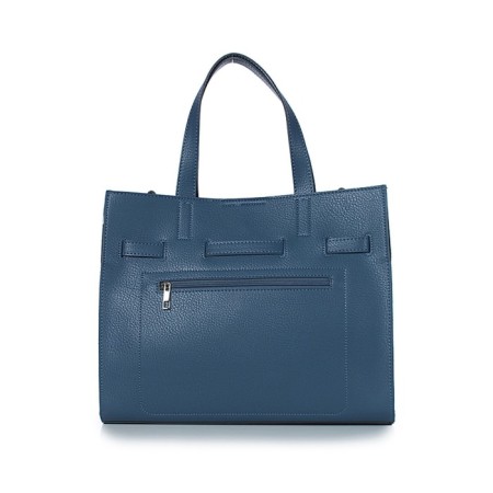 Female bag, artificial leather, 345x280x135 cm, blue-2