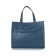 Female bag, artificial leather, 345x280x135 cm, blue