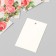 Cardboard "Flowers 04" set 10 pcs (4 types) 4x6 cm