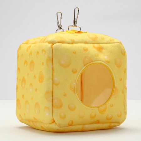 Suspended house "Cheese", 17 x 17 x17 cm