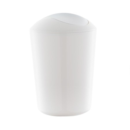 Axentia 5 liters of white plastic, swing cover, Ø 20 cm height 29 cm