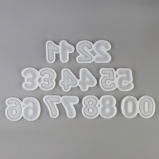 Silicone “numbers”, set, 9 × 5 × 8 cm