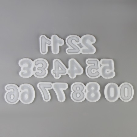 Silicone “numbers”, set, 9 × 5 × 8 cm
