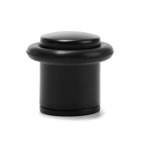 Door stop U302BL, D = 27 mm, h = 40 mm, black color-1