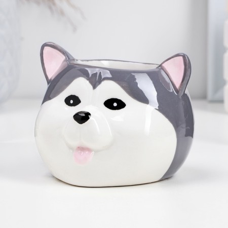 Kashpo "Husky" 9x9x7.5cm-1