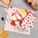 Gift Set Strawberry: a towel, mittens-wrap, brush, blade, corolla