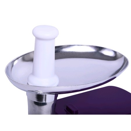 Electric meat grinder Oursson MG5550/SP, 800 watts, 1.8 kg/h, reverse, purple-5