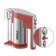 Mixer KitFort KT-3426, manual, 300 watts, 5 speeds, orange