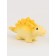 Miniature puppet "dinosaurus", set 2 pcs., Size 1 pc. - 3 × 5.5 × 2 cm, yellow color