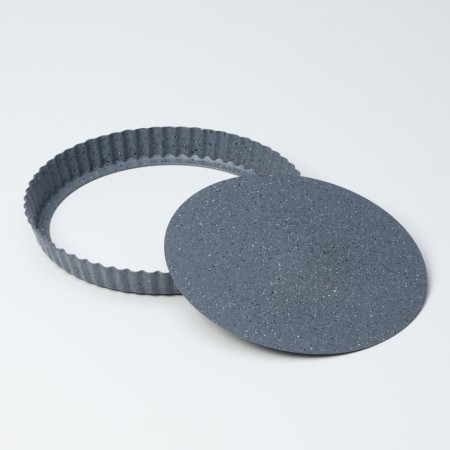 The baking uniform “Elin Marble”, D = 24 cm, removable bottom, anti -stick coating, color gray-3