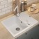 Quartz-quartz kitchen up-up-quartz upd-03, rectangular, color 01 white