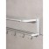 Foal shelf with a holder of towels, 5 moving hooks, 59.5 × 20.5 × 15 cm, aluminum