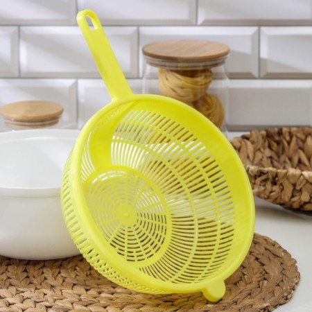 A colander with a pallet, d = 25 cm, plastic, color mix-3