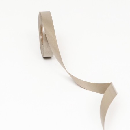 Ribbon for decor and gifts, beige khaki, 2 cm x 45 m-3