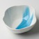 Basilnik ceramic uneven edge "Divorces", 600 ml, 17 cm, white color