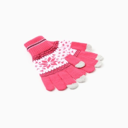 Sensory gloves, pink color, river 18-1