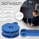 Espander Multifunctional ONLYTOP, 208x4.5x0.5 cm, 17-54 kg, blue color