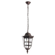 Garden-park lamp Feron PL695, IP44, E27, 60 W, 205x205x840 mm, brown color