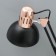 Joel table lamp E27 40W black and gold 15x15x63 cm Risalux